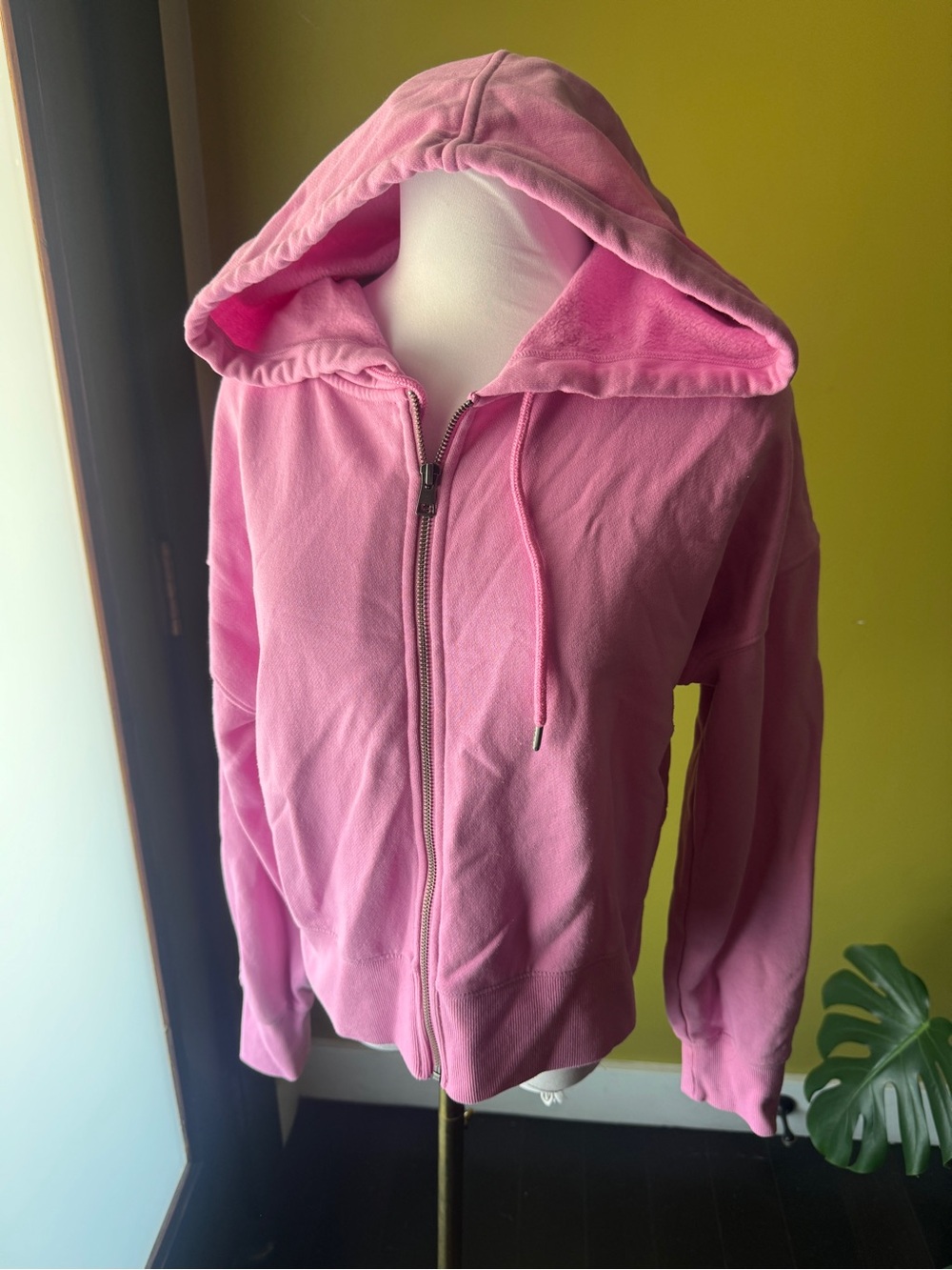 Universal Thread Pink Full-Zip Hooded Jacket